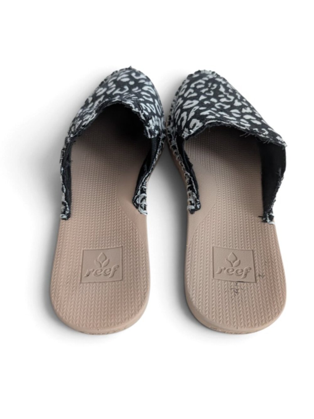Reef Escape Mule TX Slip On Mules Size 10 Leopard Print NWOT - Picture 7 of 11